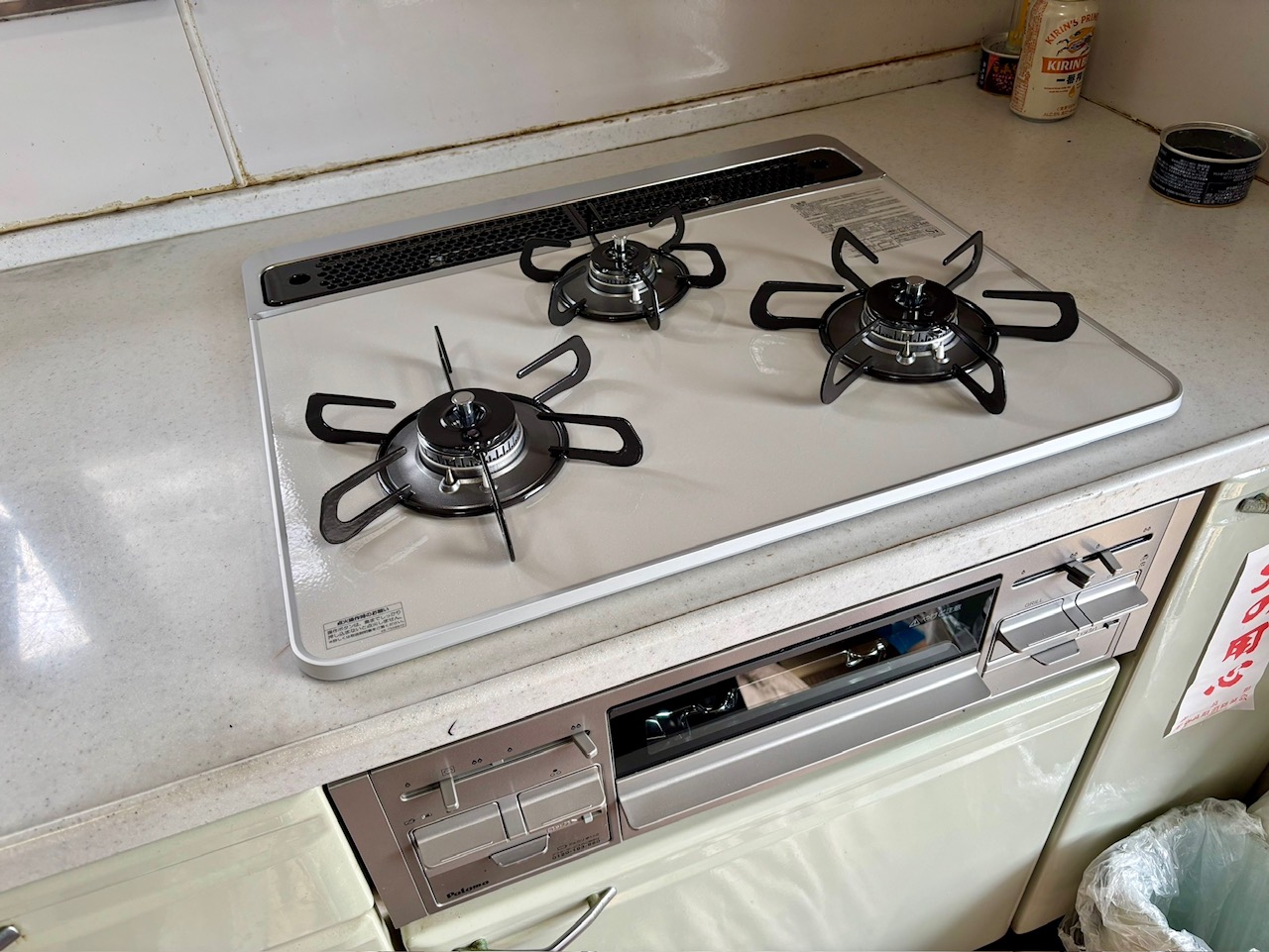 ビルトインコンロ取替工事