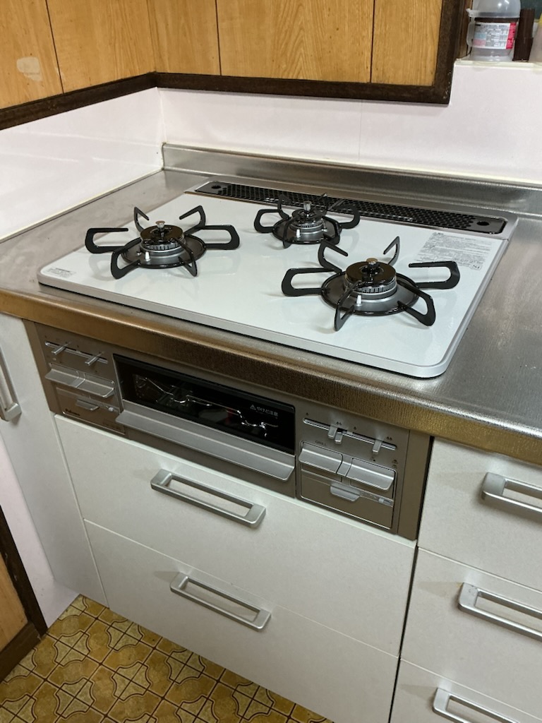 ビルトインコンロ取替工事